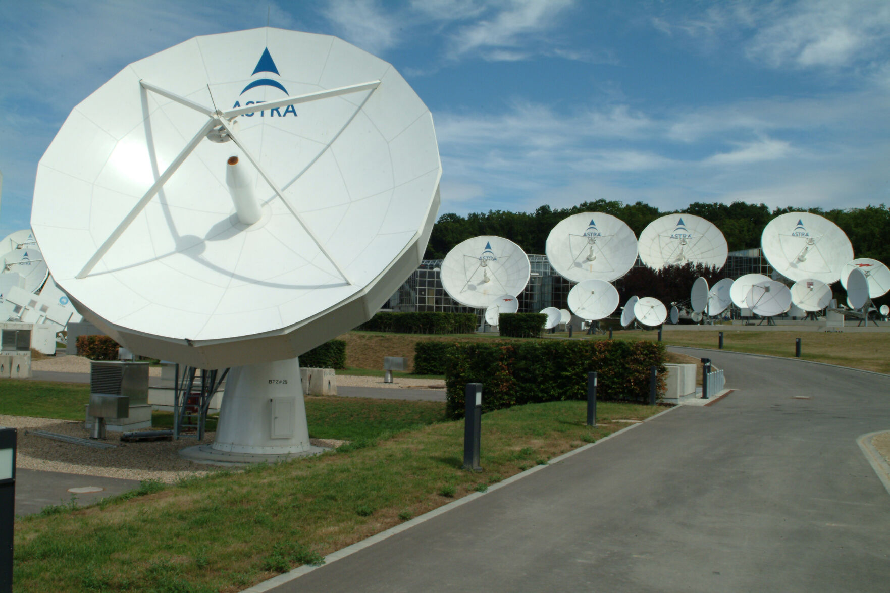 SES antennas